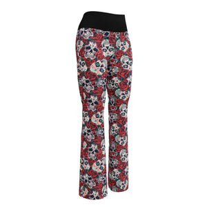 Skulls N' Roses Flare Leggings