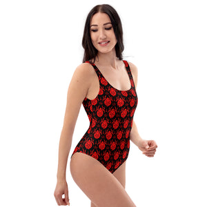 Pentacle Spider One-Piece Swimsuit