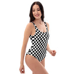 Chequer One-Piece Swimsuit