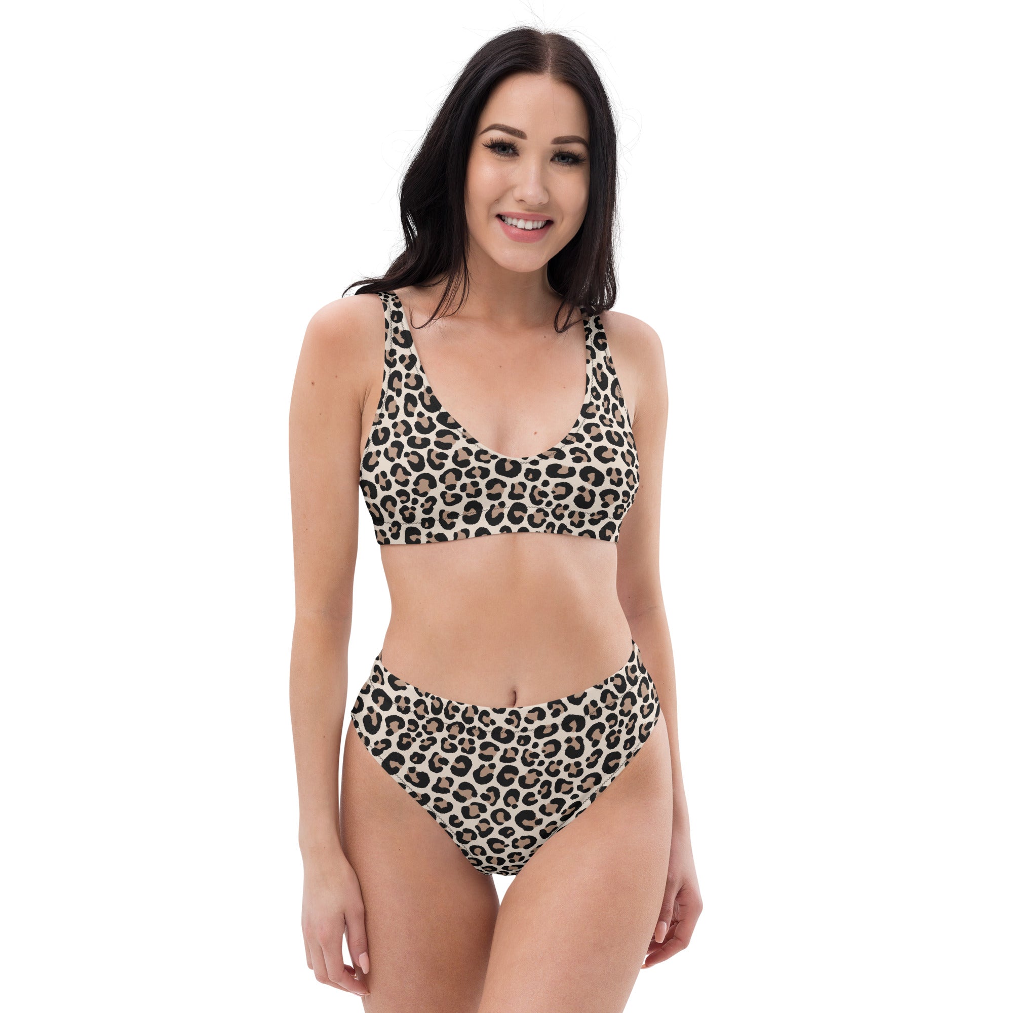 Classic Leopard High-Waisted Bikini