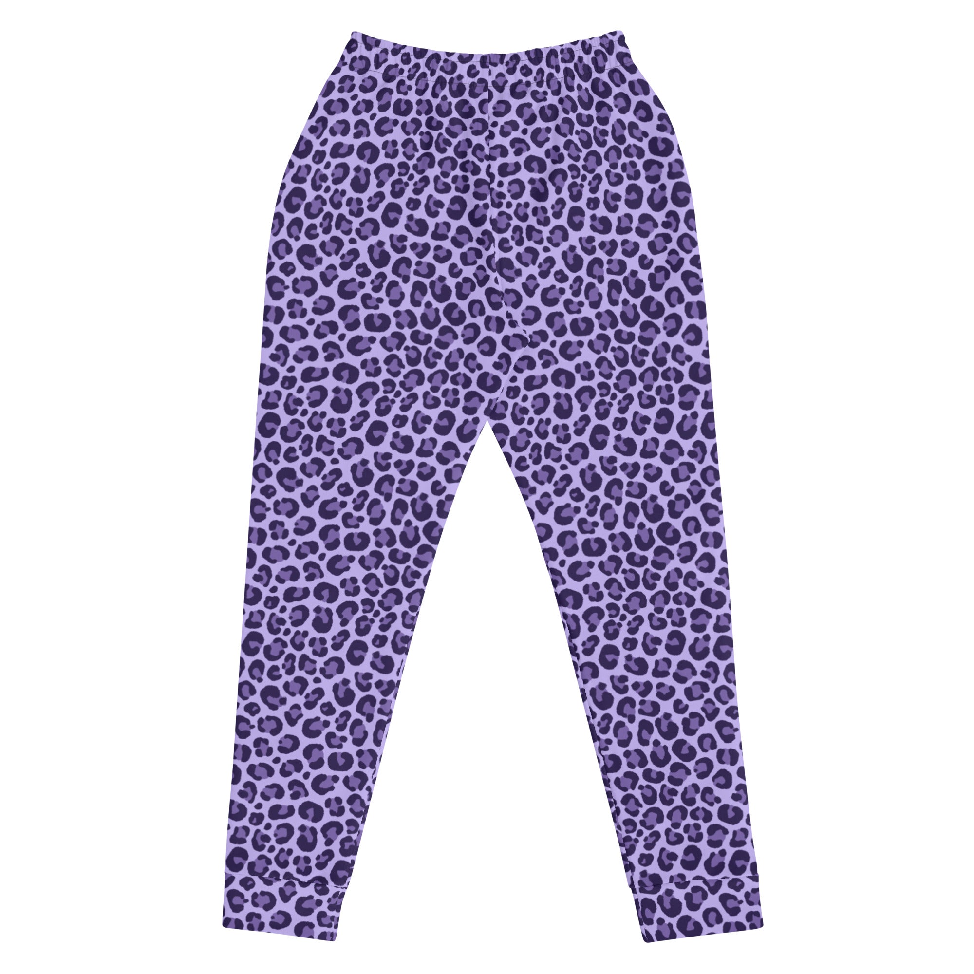 Purple Leopard Joggers