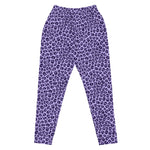 Purple Leopard Joggers