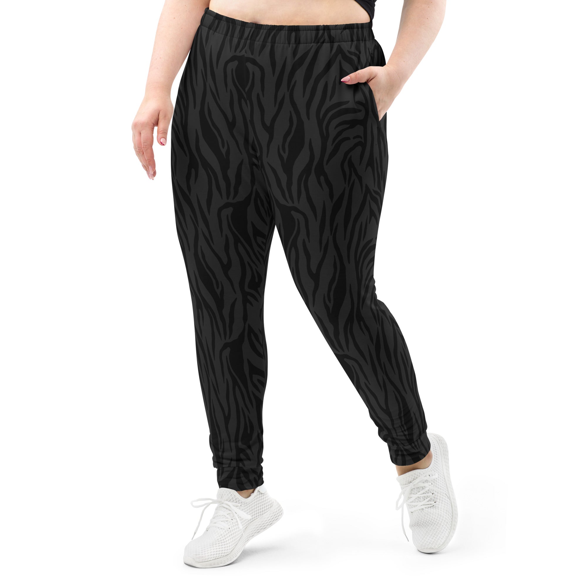 Black Zebra Joggers