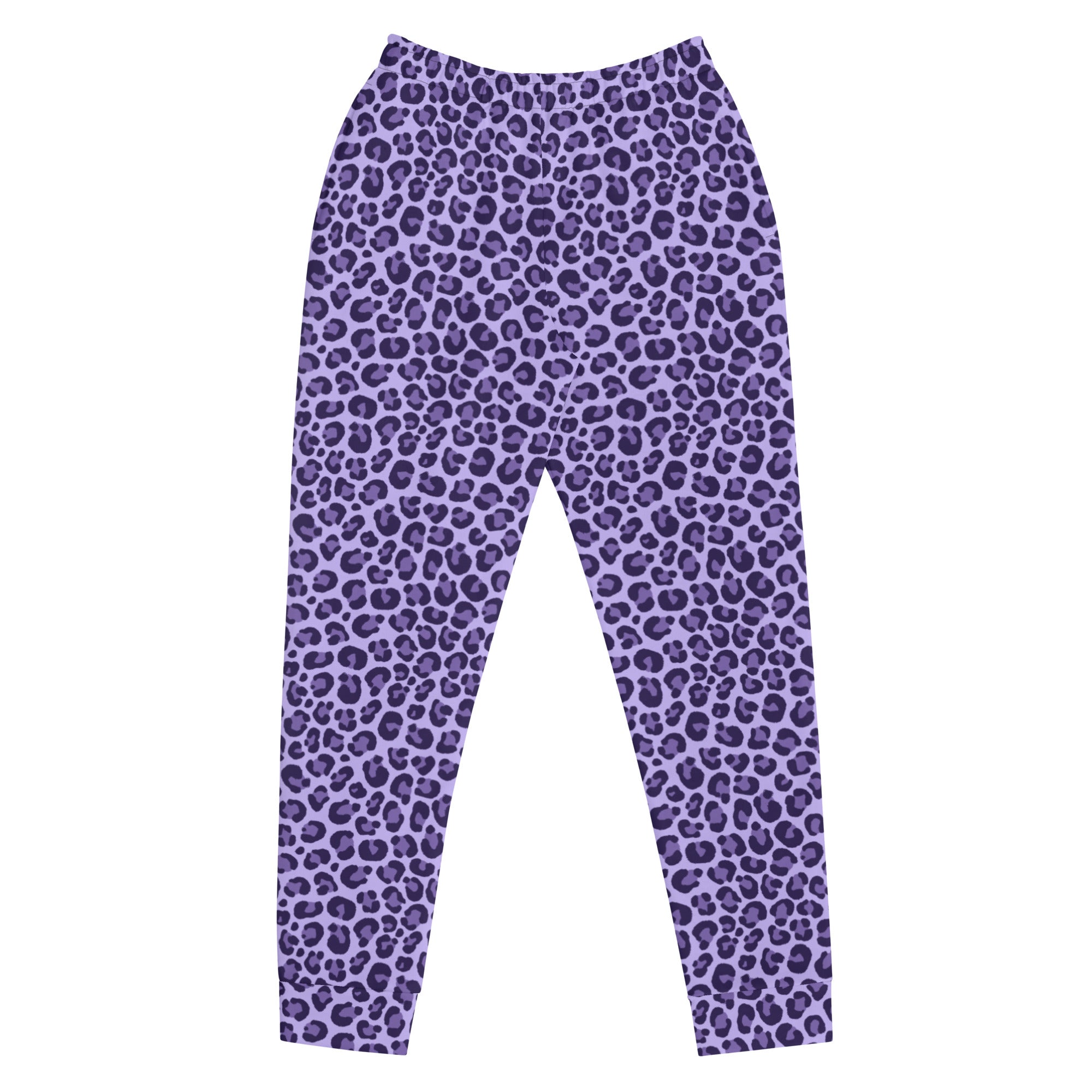 Purple Leopard Joggers