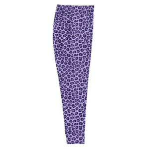 Purple Leopard Joggers