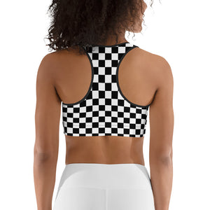 Chequer Sports Bra