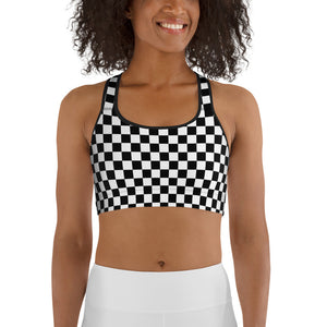 Chequer Sports Bra