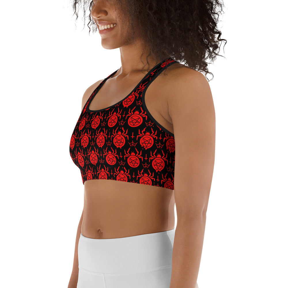 Pentacle Spider Sports Bra