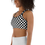 Chequer Sports Bra