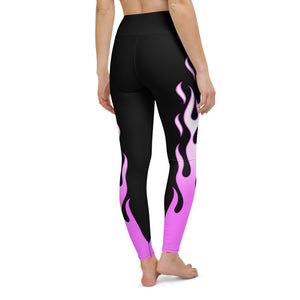 Pink Flames Leggings