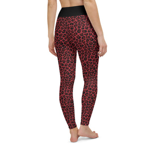 Red Leopard Leggings