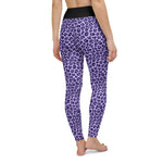 Purple Leopard Leggings