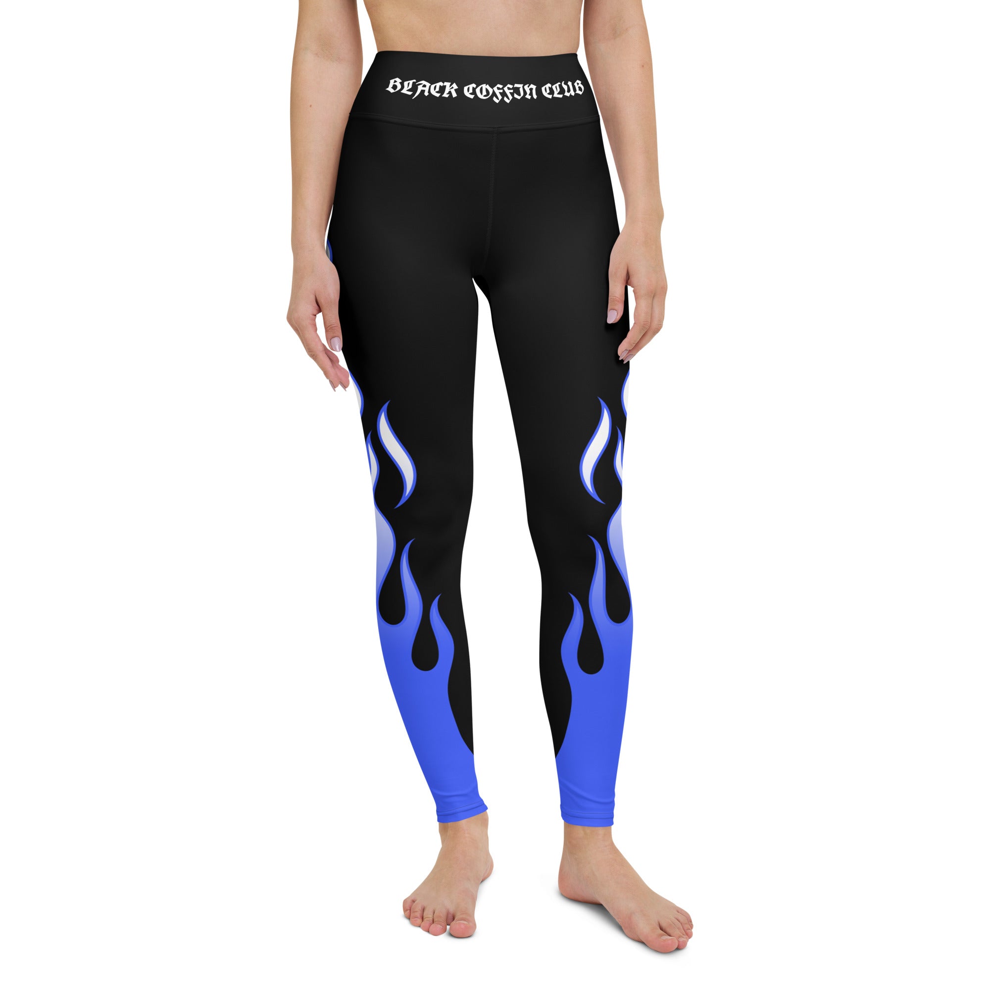 Blue Flames Leggings