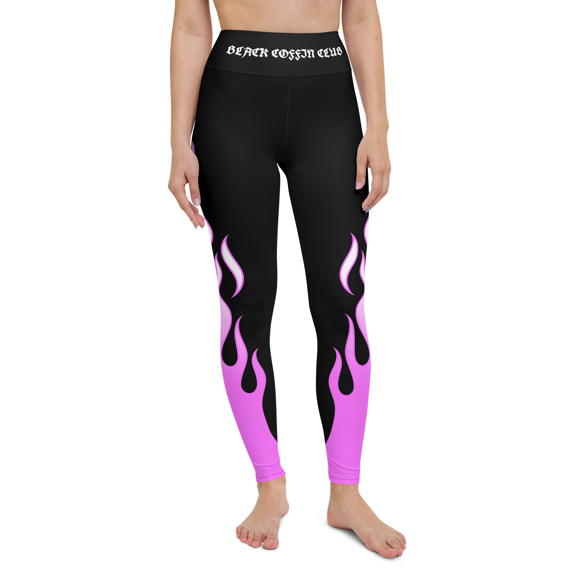 Pink Flames Leggings