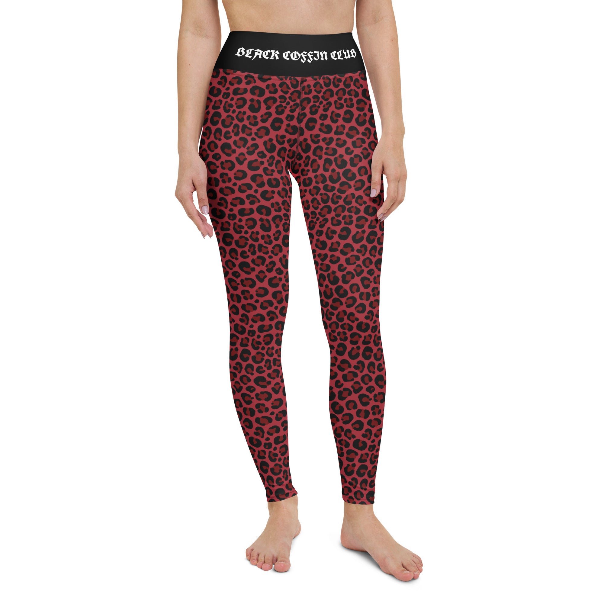 Red Leopard Leggings