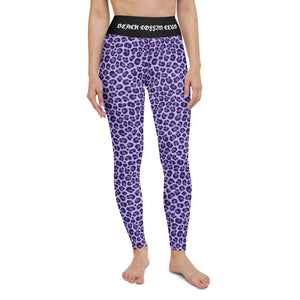 Purple Leopard Leggings