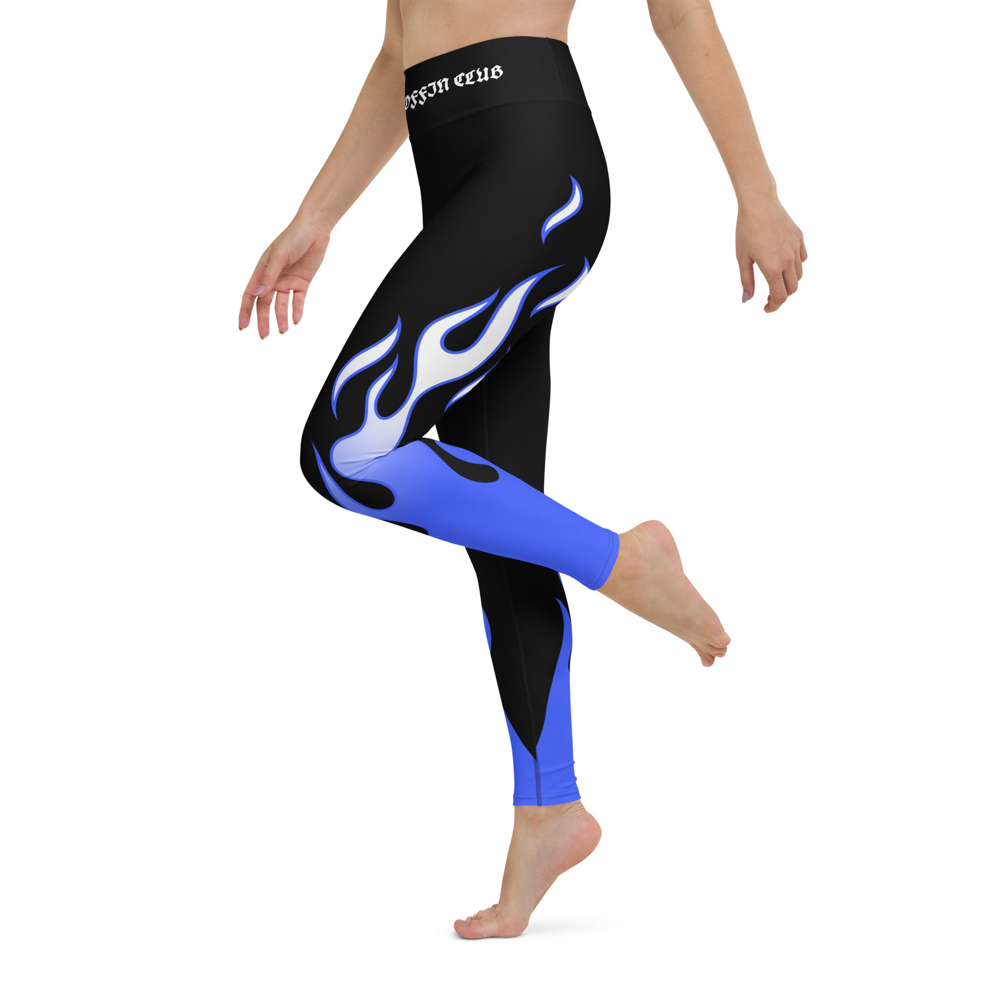 Blue Flames Leggings