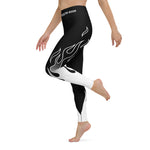 White Flames Leggings