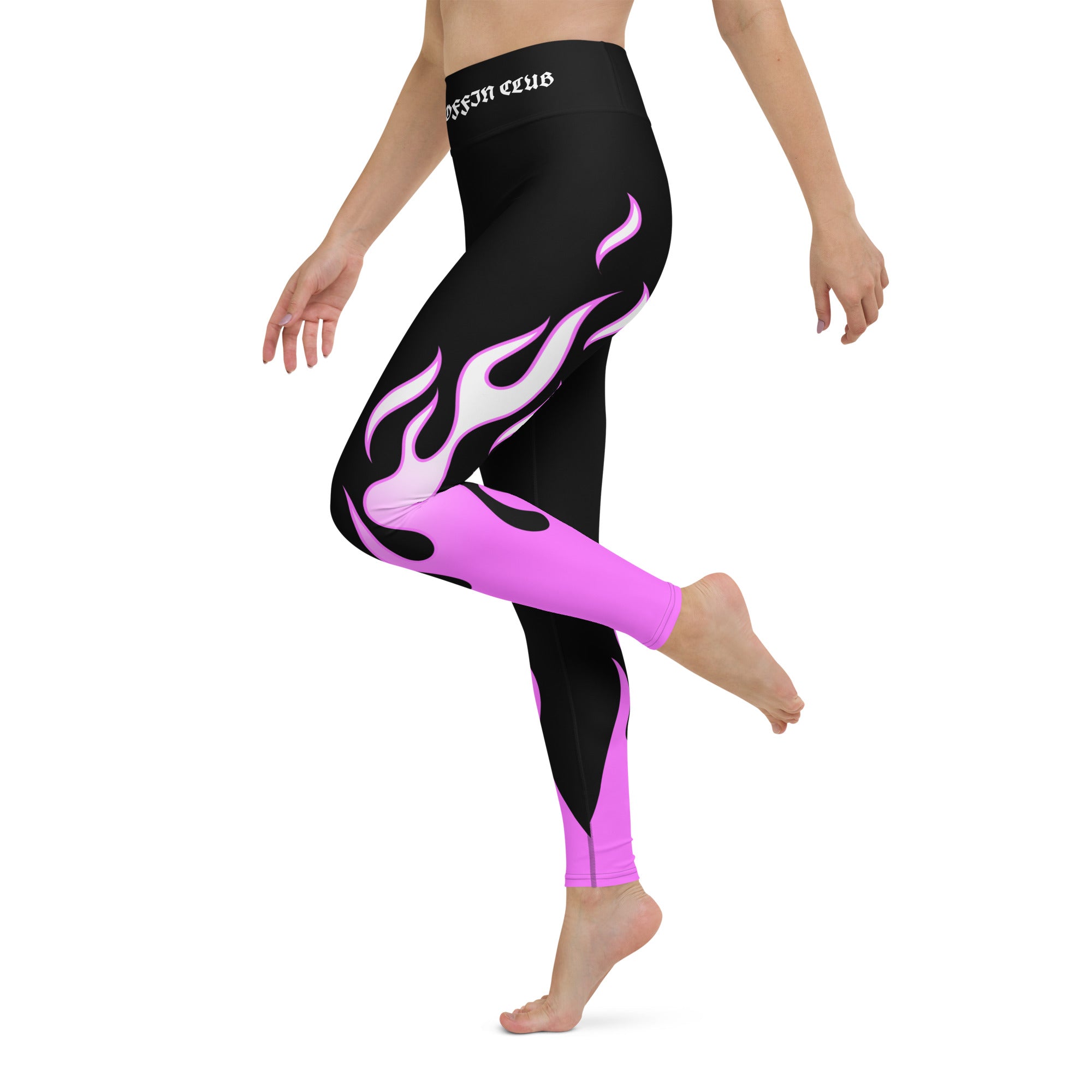 Pink Flames Leggings