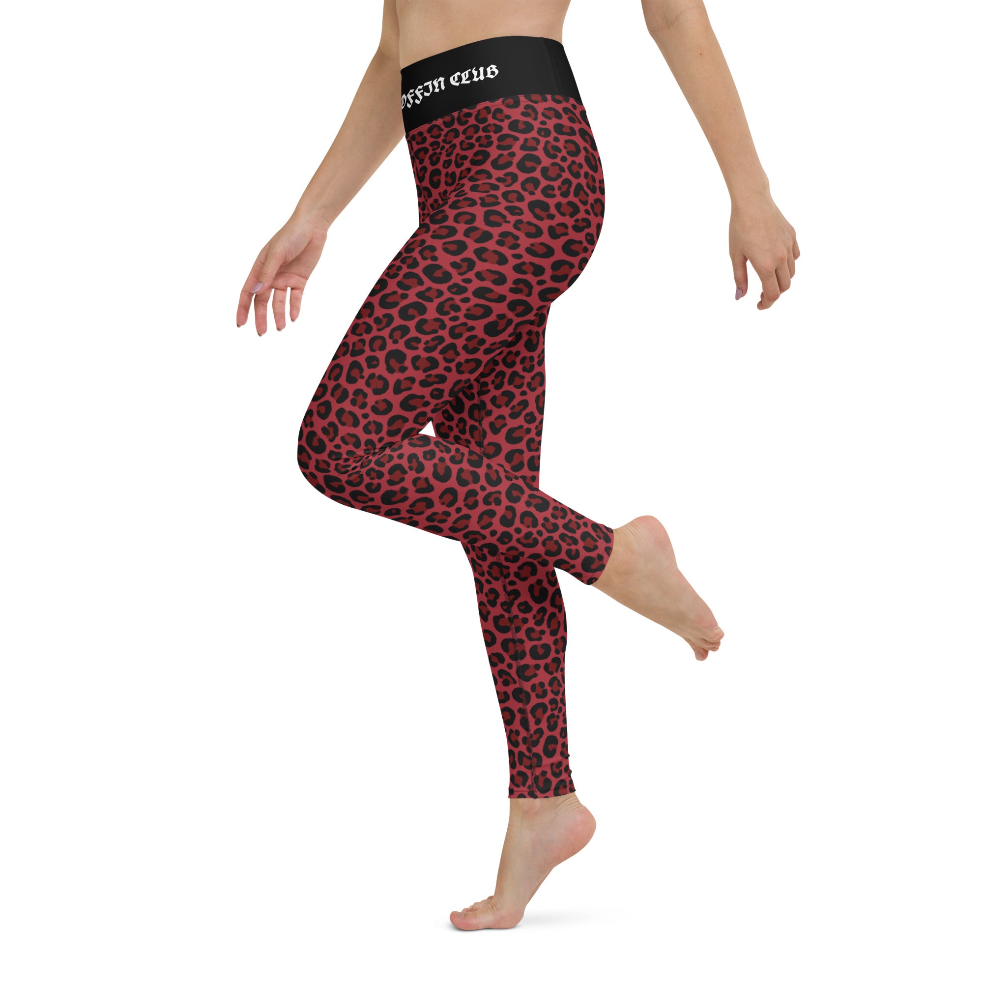 Red Leopard Leggings