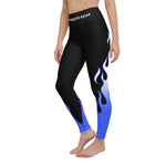 Blue Flames Leggings