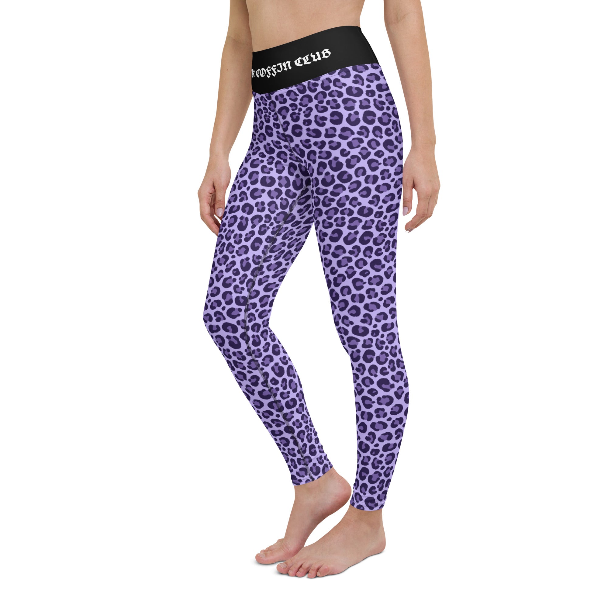 Purple Leopard Leggings