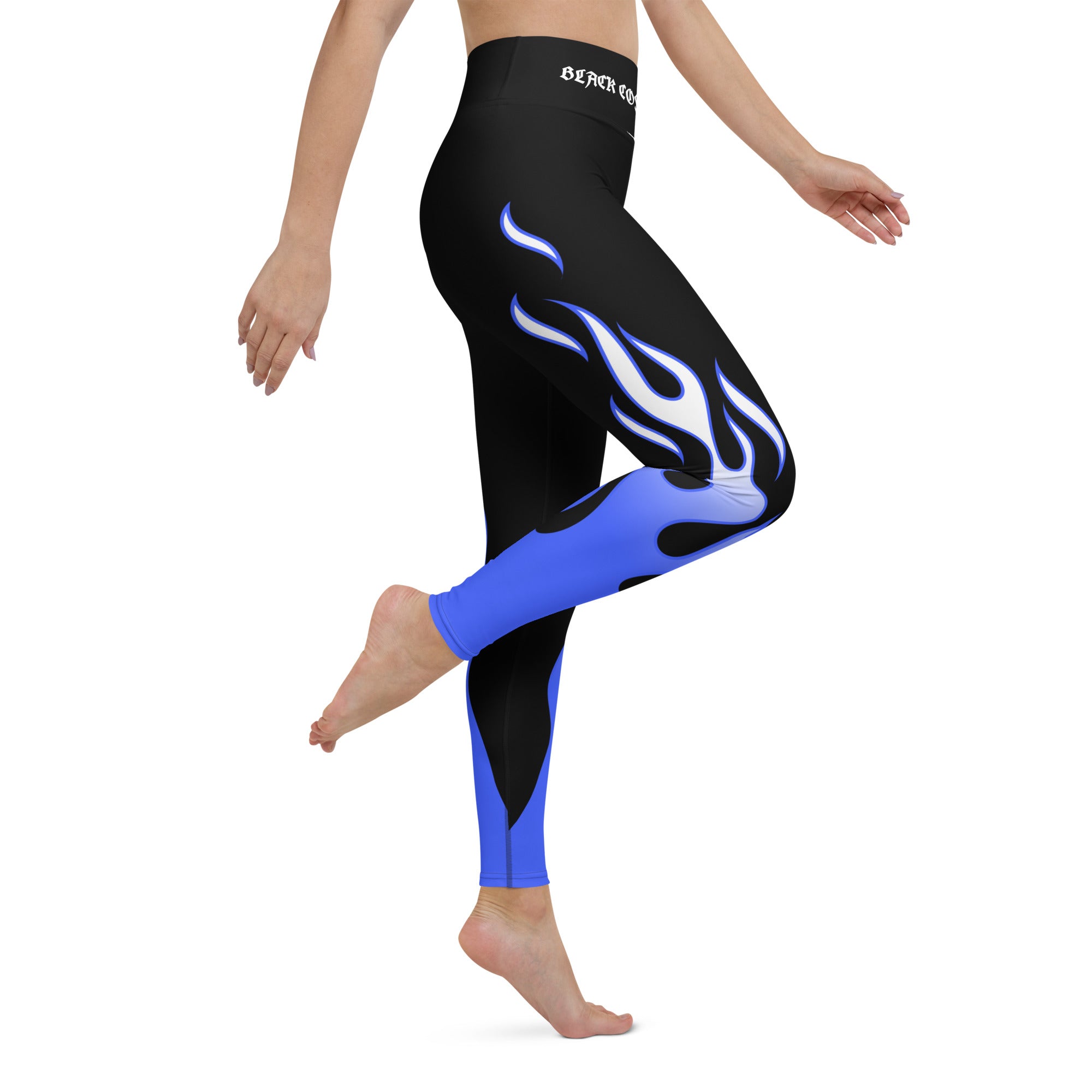 Blue Flames Leggings