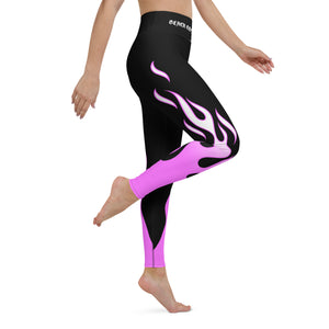 Pink Flames Leggings