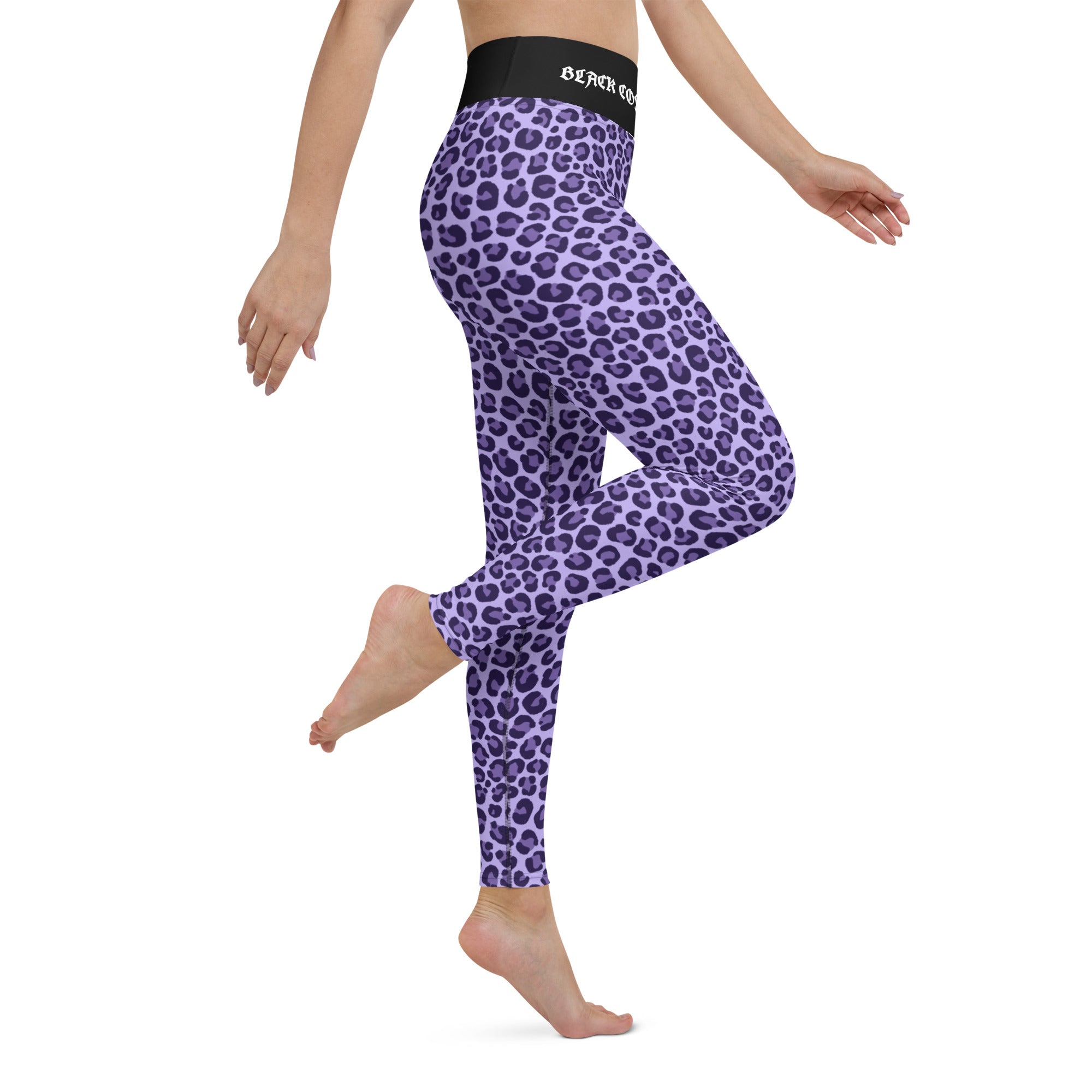 Purple Leopard Leggings