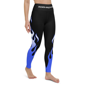 Blue Flames Leggings