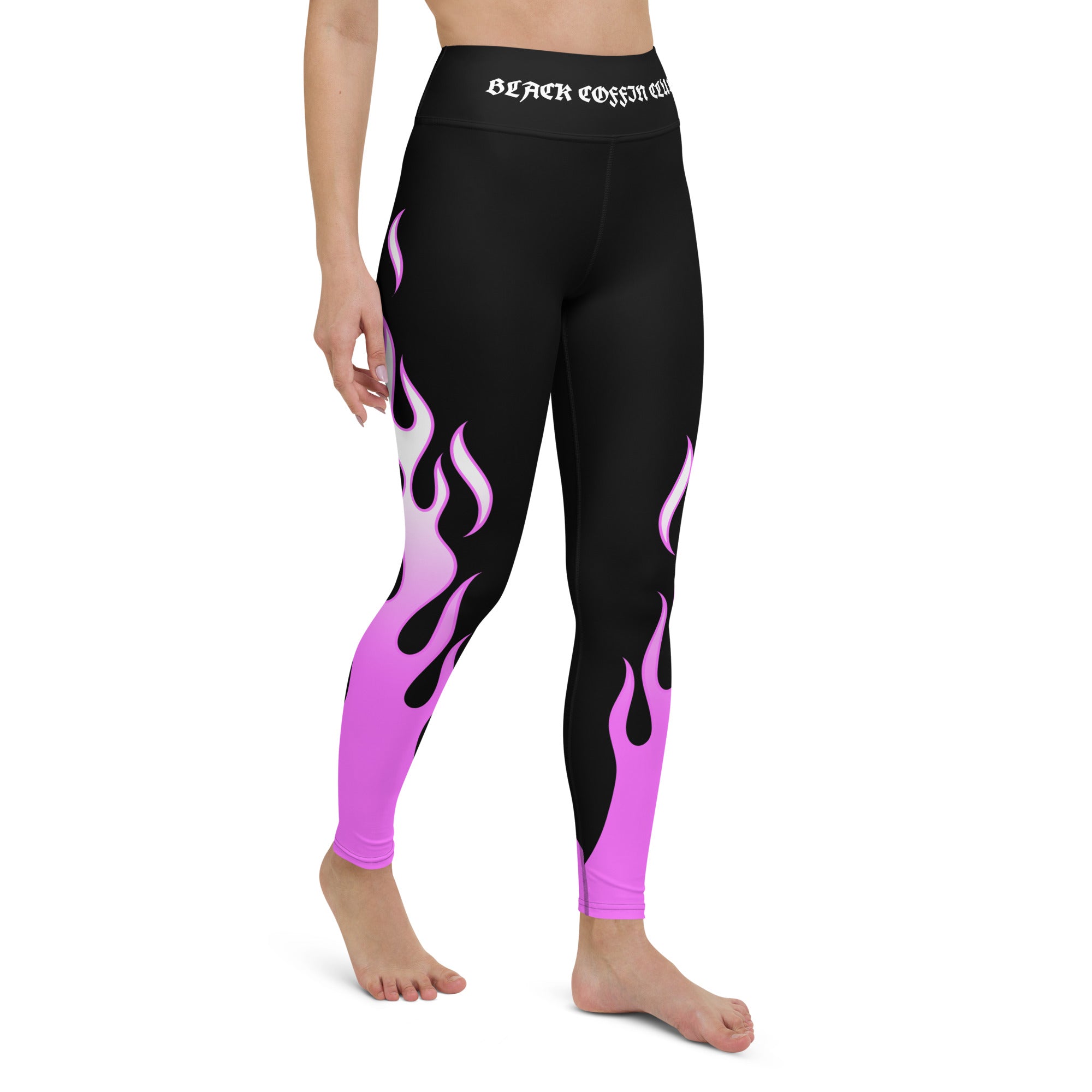 Pink Flames Leggings