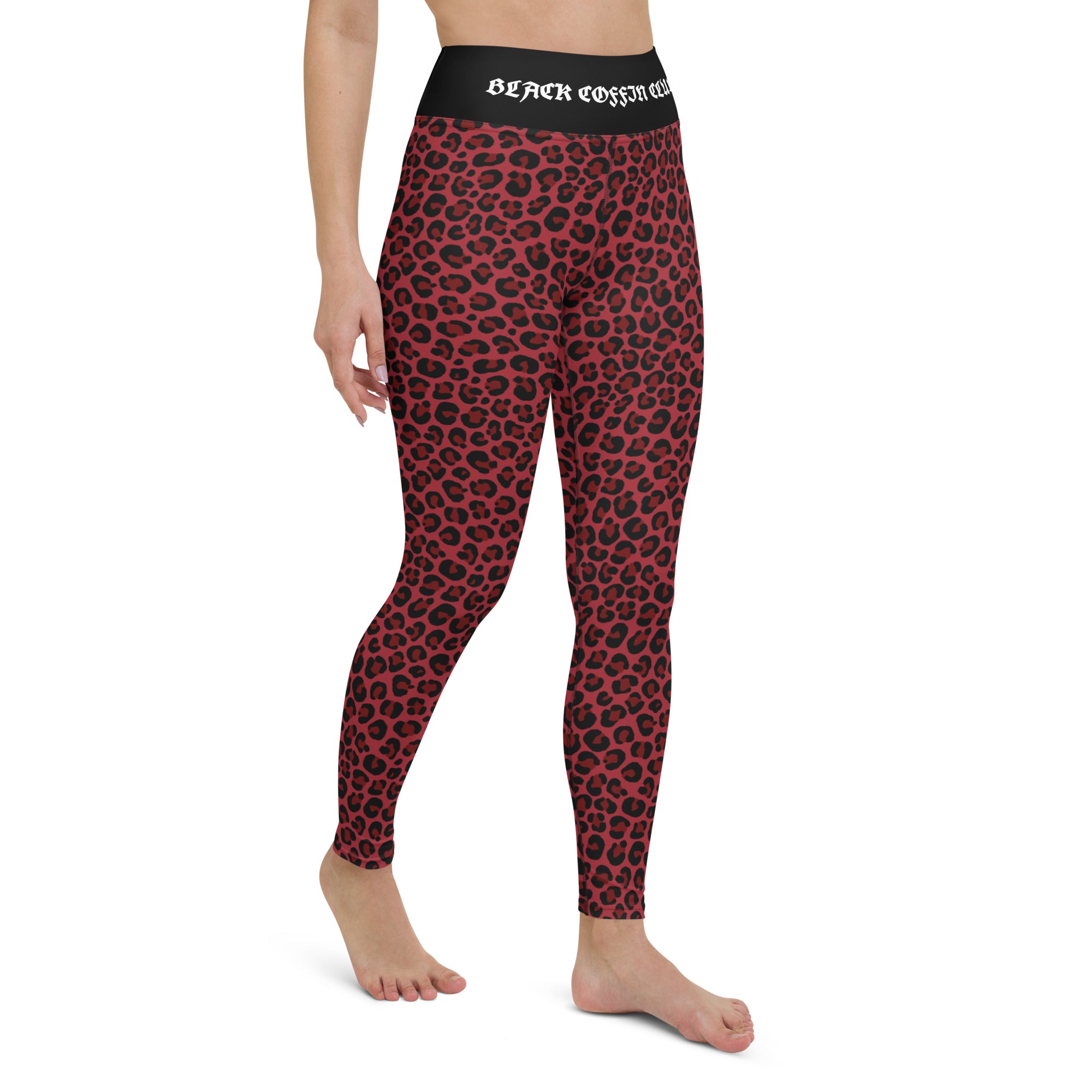 Red Leopard Leggings