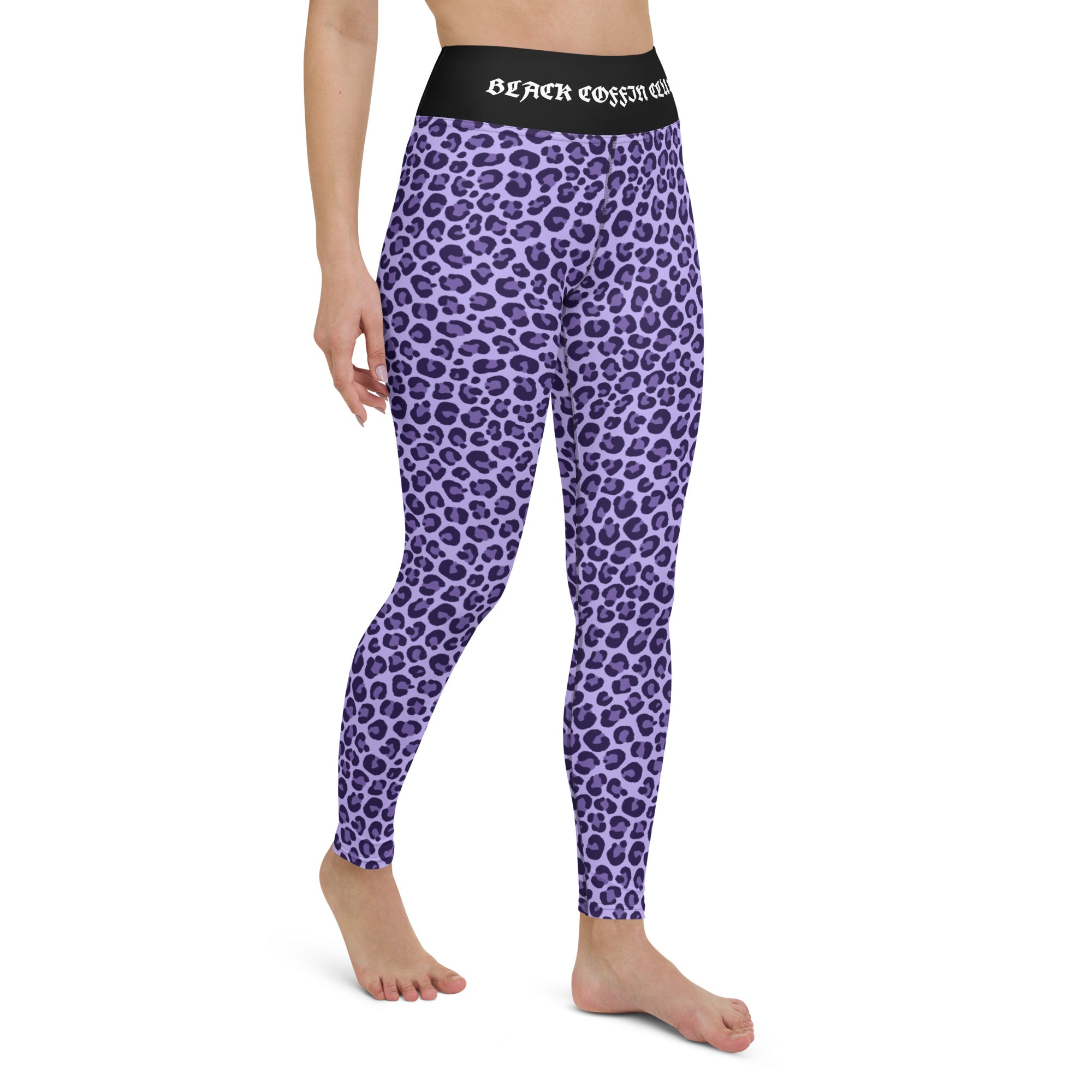 Purple Leopard Leggings