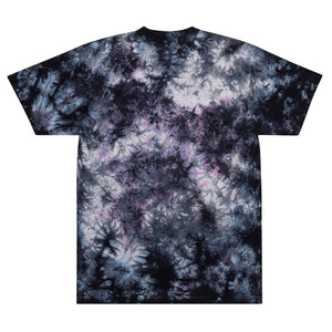 Metal Emroidered Logo Unisex Oversized Tie-Dye T-shirt