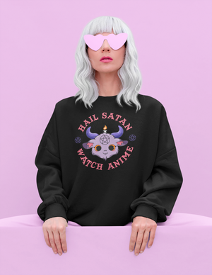 Hail Satan Watch Anime Unisex Sweatshirt