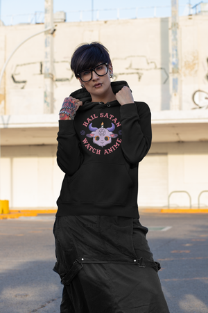 Hail Satan Watch Anime Unisex Hoodie