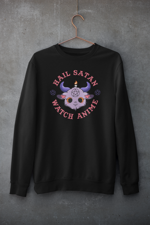 Hail Satan Watch Anime Unisex Sweatshirt