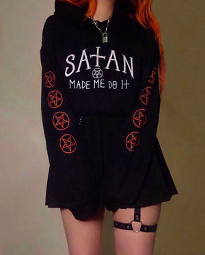 Satan Made Me Unisex Hoodie